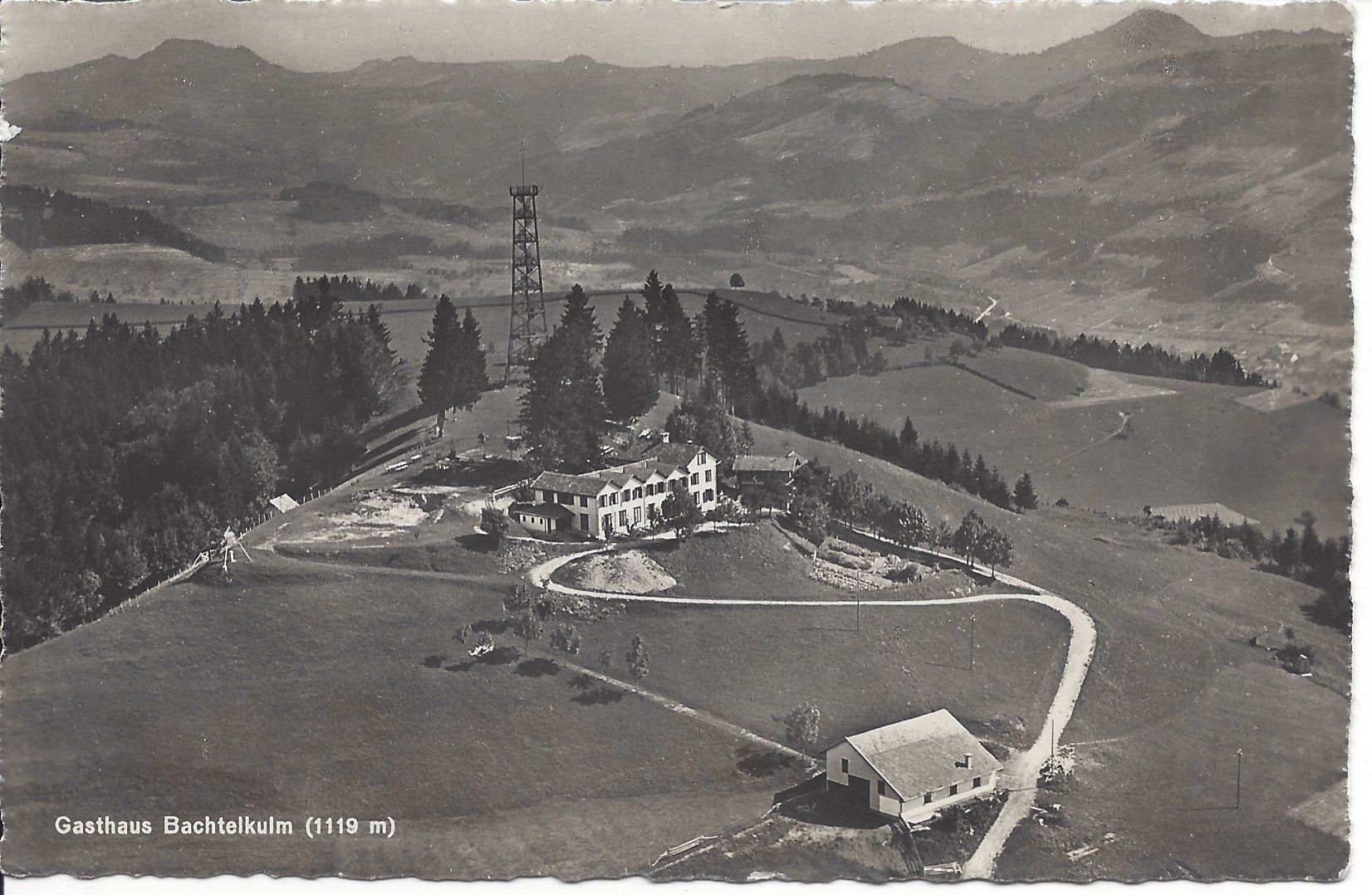 Cartoline postali: Ansichtskarte Gasthaus Bachtel-Kulm – Usato da Embrach venduto da Illingen13
