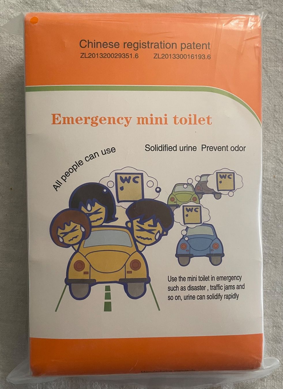 WC: Notfalltoilette mini, 12 Stück, neu – Nuovo e nell'imballaggio originale da Winterthur venduto da crave