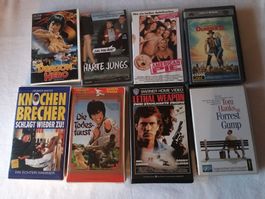 8 VHS Video Filme