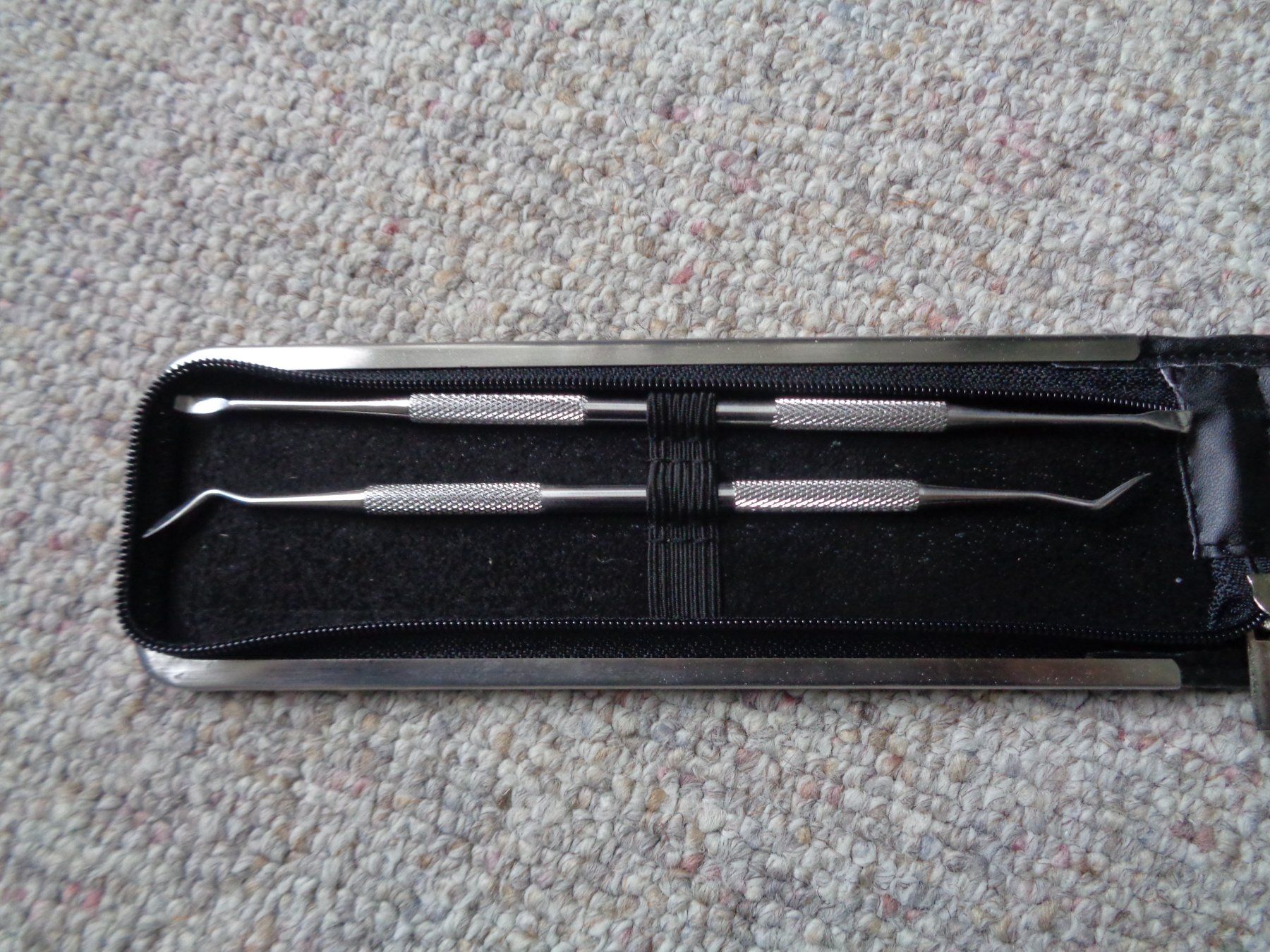 Cura dei denti: Zahn Pflegeset 5-tlg inkl. Etui – Nuovo e nell'imballaggio originale da Langenbruck venduto da Gumsi 2