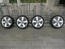 4 Stk Kompletträder 17 Zoll Volkswagen VW Polo V 6R / Felgen