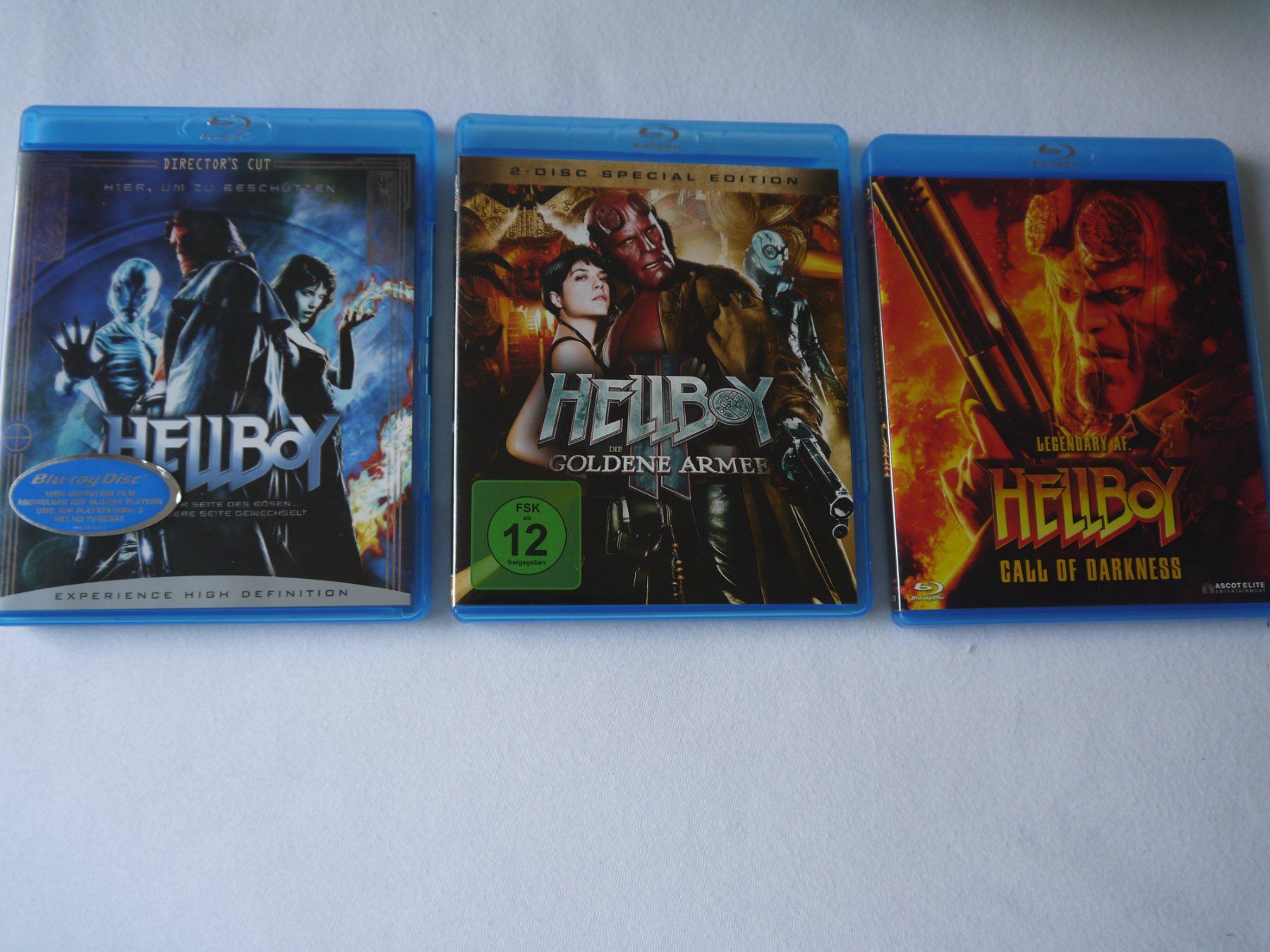 Tous les DVDs: HELLBOY - Trilogie – D'occasion à Hagendorn par Blaf