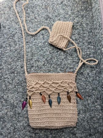 Cooles Täschchen beige 