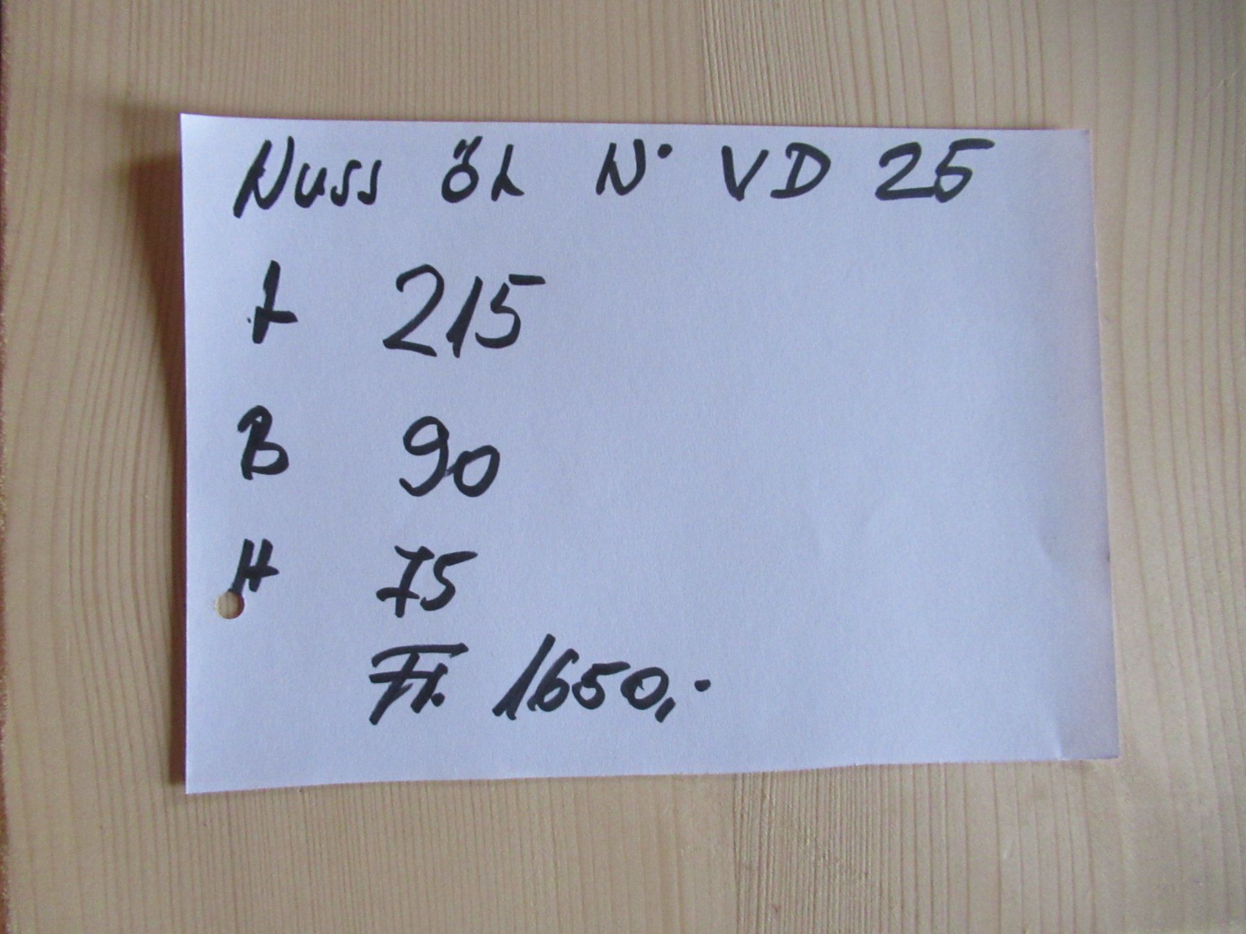 Tables: Beizentisch (Nuss/215) – Neuf (Voir description) à Berg SG par Pizza58 8
