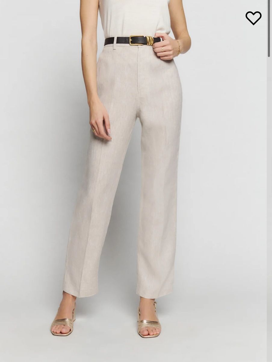 Reformation Pantaloni: Reformation 100% Linen Pants - Size 34 – Nuovo (secondo la descrizione) da Zürich venduto da Semokay 1