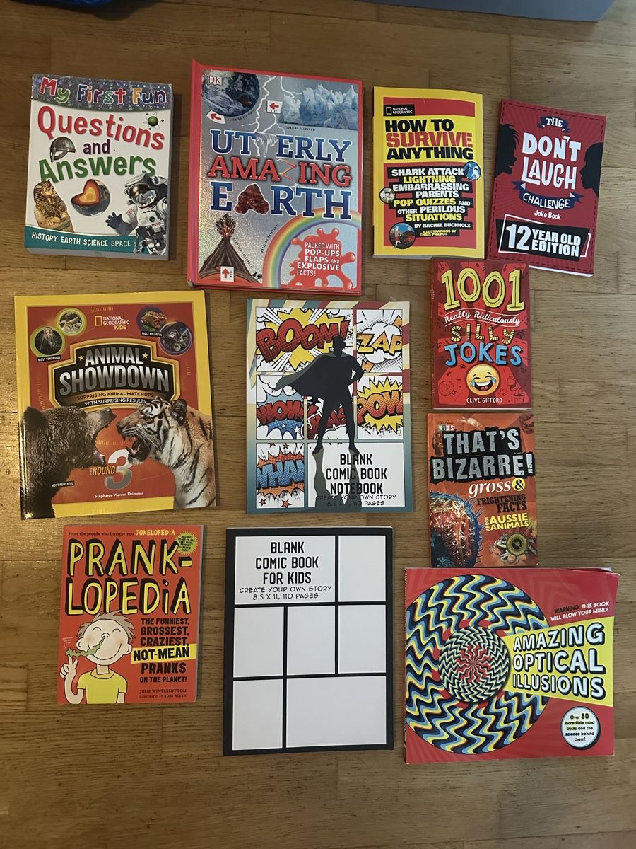 Libri: Big Kids Activity & Fact Book Bundle, 11 Books – Usato da Zürich venduto da Muk777