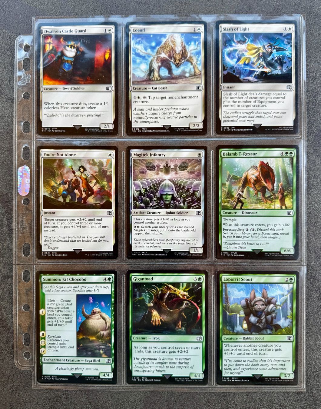 Magic The Gathering Sammelbilder & Trading cards: FINAL FANTASY Commons 79stk. – Neu (gemäss Beschreibung) aus Rechthalten von hosme_be 1