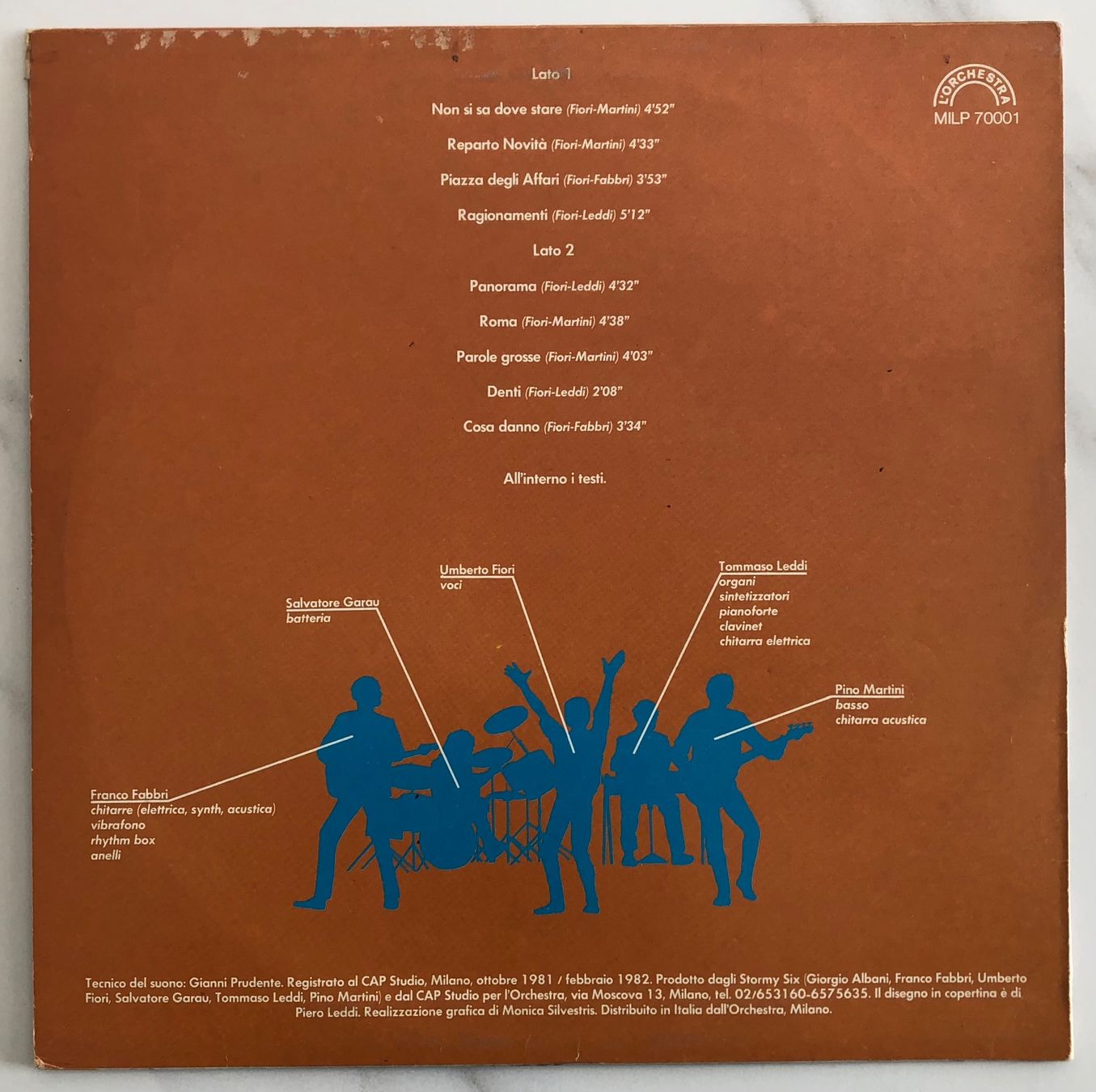 Dischi in vinile: STORMY SIX - AL VOLO – Usato da Poliez-Pittet venduto da Newtown-Records 1