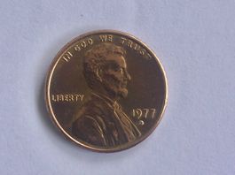 One cent  1977 D