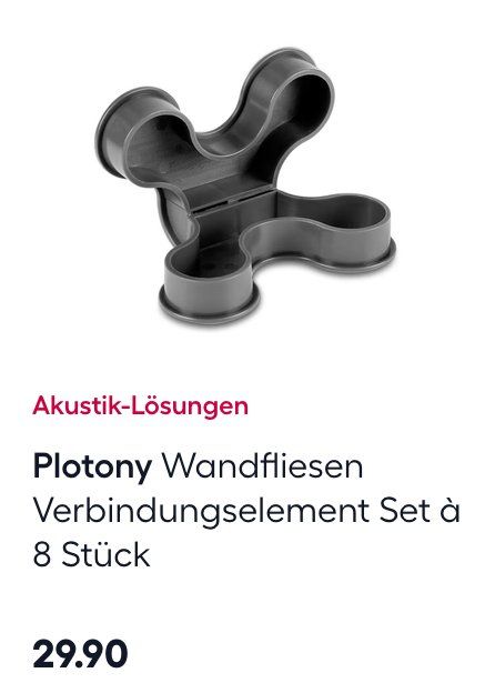 Sonstiges Zubehör: 32 x Plotony Akustik Elemente grau + Eckverbindung NP 450.- – Neu (gemäss Beschreibung) aus Volketswil von Aphro99 2