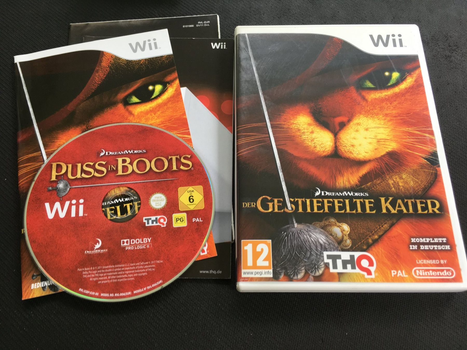 Nintendo Spiele: Der gestiefelte Kater - Nintendo Wii – Gebraucht aus St.Gallen von sjosjo