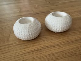 2 Kerzenhalter weiss 1 Duftkerze Hello Spring Set