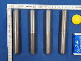 4 Bandrollen, 13.5cm (199000135), Stahl blank (LOT2204#TBS1)