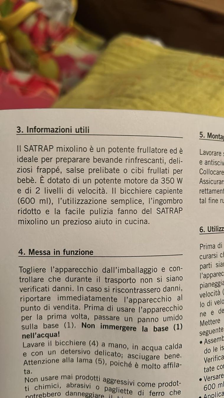 Coop Elettrodomestici da cucina: Frullatore Mixolino Satrap – Usato da Melano venduto da H-Sara 1