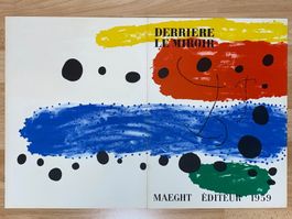 Joan Miro DLM Lithografie Maeght 1959
