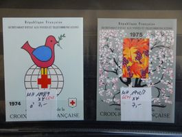 Frankreich Lot mit 2 schönen MH ** Lot IX