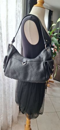 Sac Phynes cuir noir