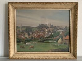 Maria la Roche Aquarell Landschaft Frankreich