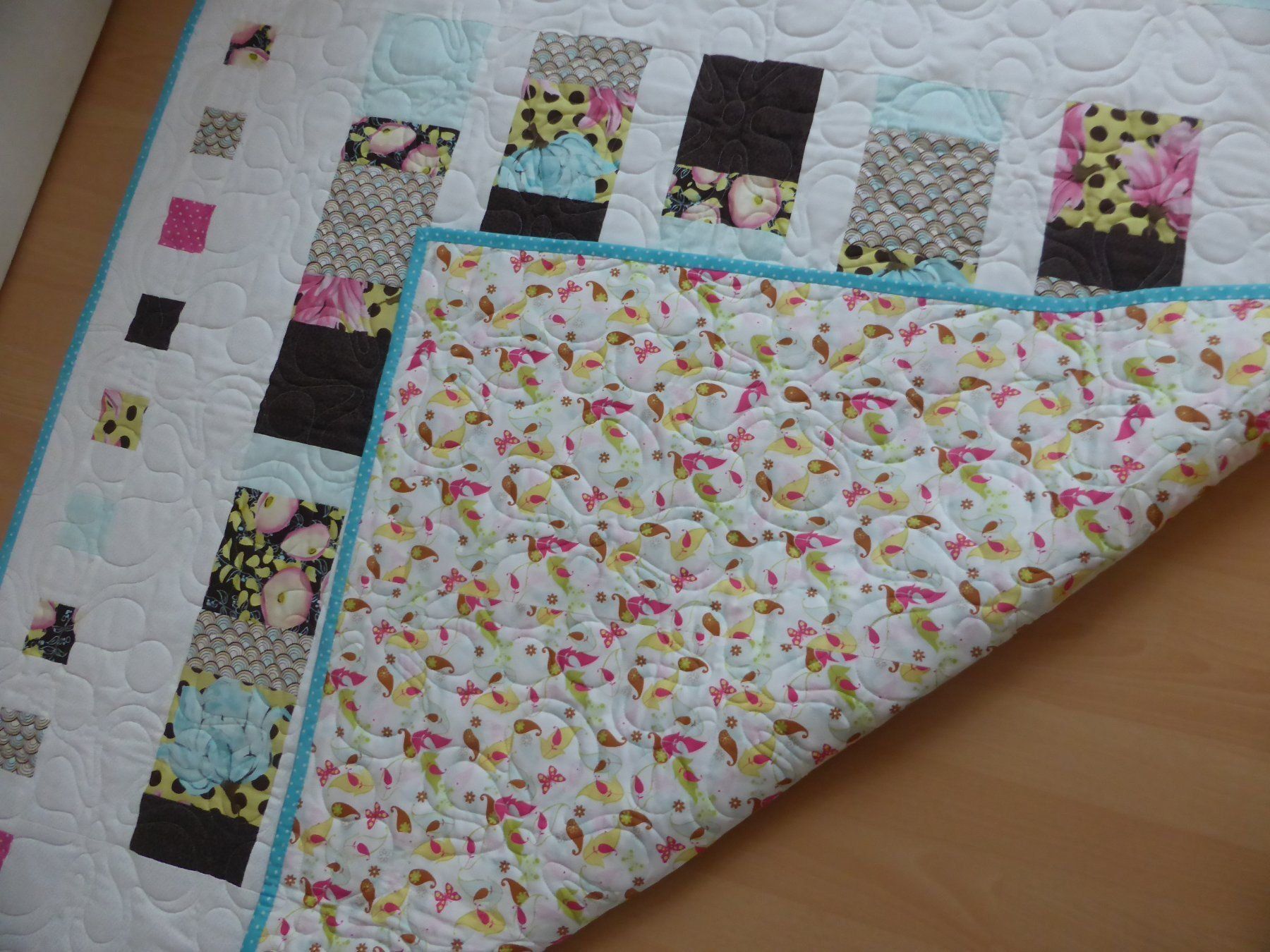 Coperte: Quilt Patchwork Decke - Babydecke – Nuovo (secondo la descrizione) da Brunnadern venduto da pinkfaden 1