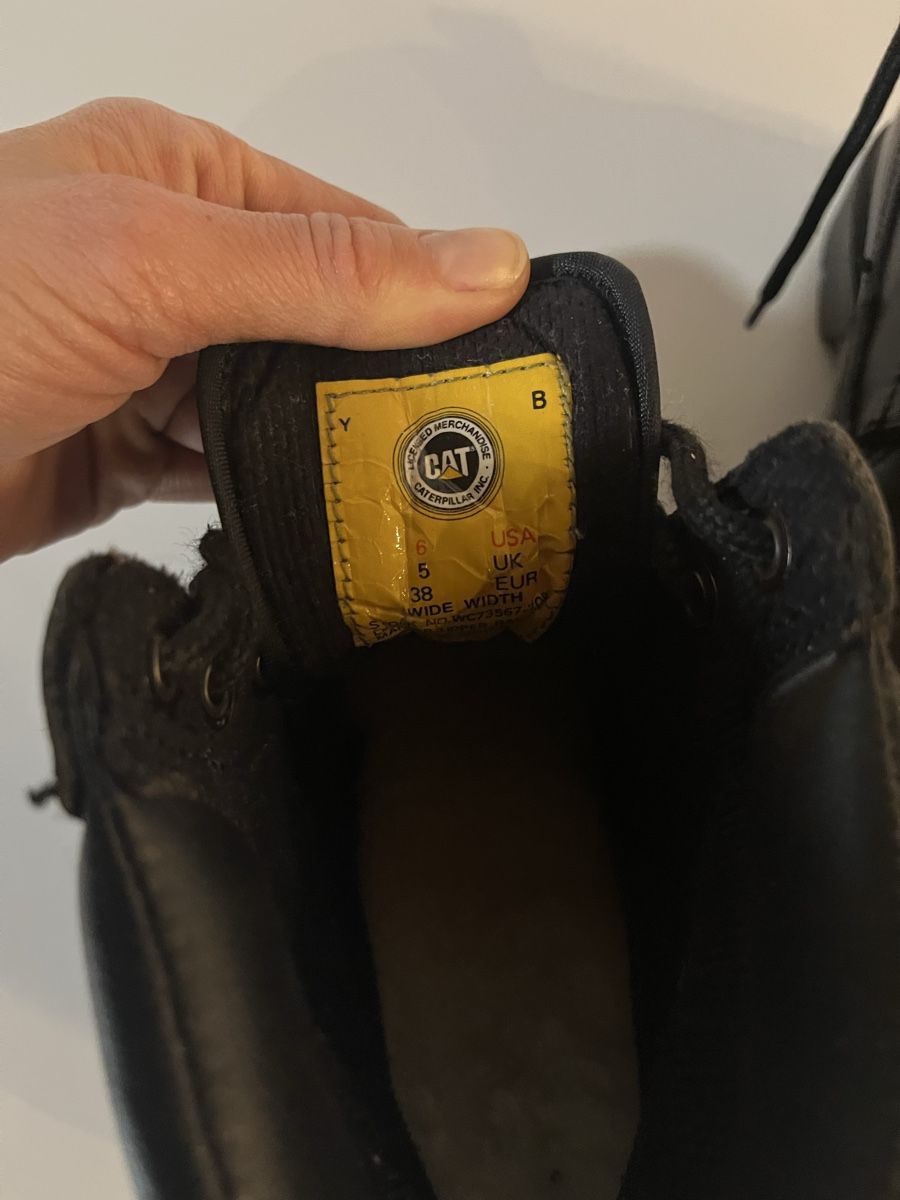 Caterpillar Scarpe da donna: Schwarze CAT Boots, Gr. 38 – Usato da Schaffhausen venduto da nor_jfc5 4