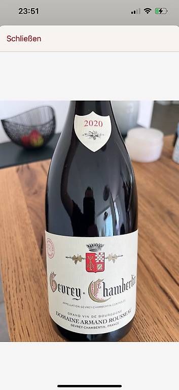 Vino: Armand Rousseau 2020 Gevrey-Chambertin – Usato da Zürich venduto da dav_m9zc