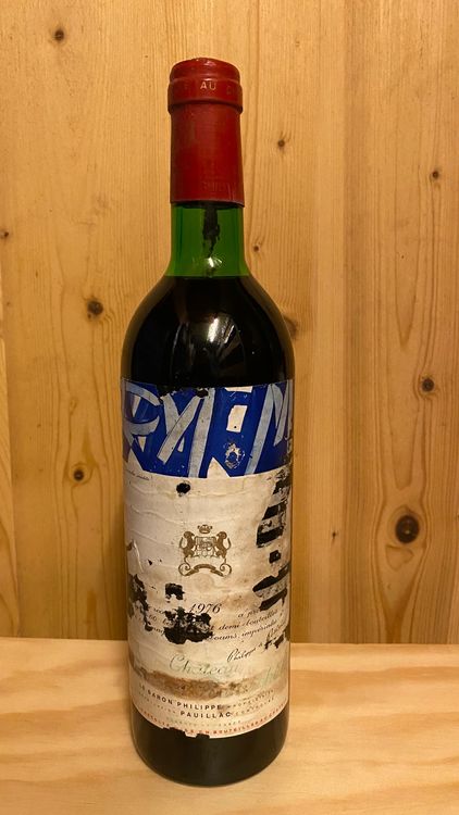 Étiquette De Vin Mouton Rothschild 1947 – 75 Cl – Collection Ou Décoration