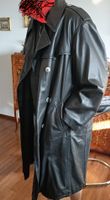 Cappotto vintage in vera pelle tratabile , rottura dietro
