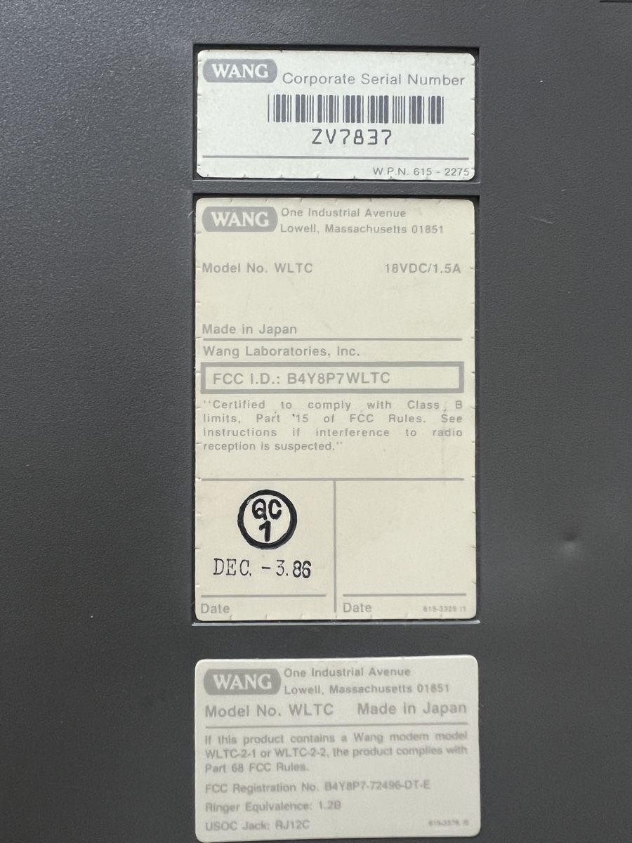 Notebook: Antiker Wang Laptop mit integriertem Drucker – Usato da Zollikofen venduto da mat_7ptc 8
