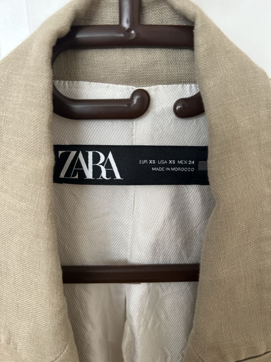 Zara Giacche: Zara Leinen Blazer XS/S - Oversize – Usato da Birmenstorf AG venduto da Reninata 2