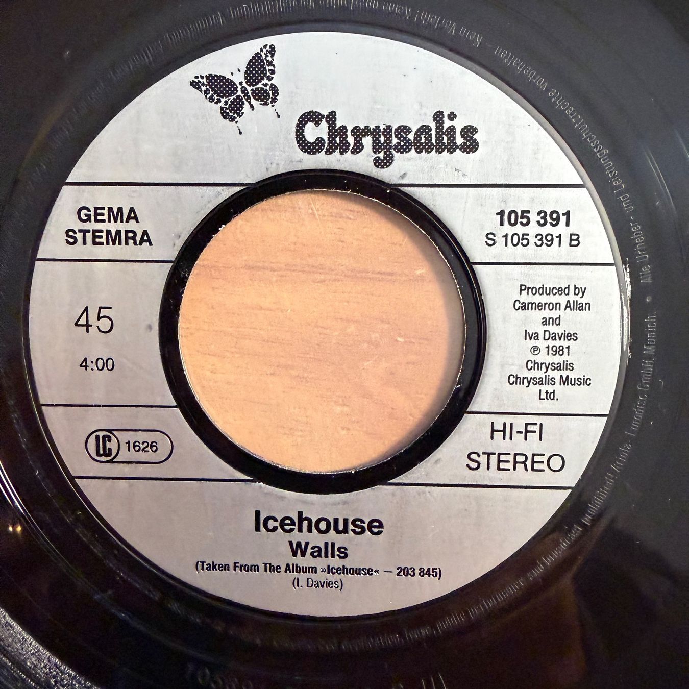 Vinyles: Icehouse - Street Café / 1. D-Press. 1983 – D'occasion à Gais par soundcave57 3