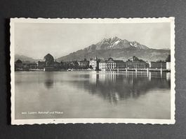 Luzern - Bahnhof und Pilatus
