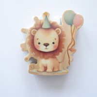 Holzstempel - Stempel - Motivstempel - Happy Birthday - Löwe