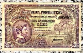 2,5 Angolares Angola 1942, Rarität!!!