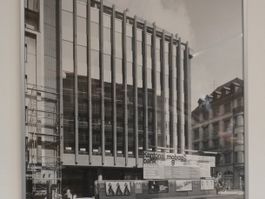 BKB Basel Aeschenvorstadt, Schwarz-weiss Foto (S232)