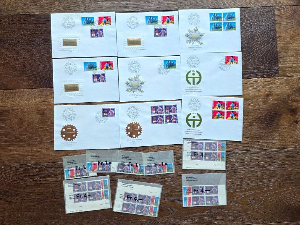 Tutti i francobolli: Briefmarken-Sammlung, Ersttagsbriefe + Briefmarken 18.9.1969 – Nuovo (secondo la descrizione) da Meilen venduto da simonio13
