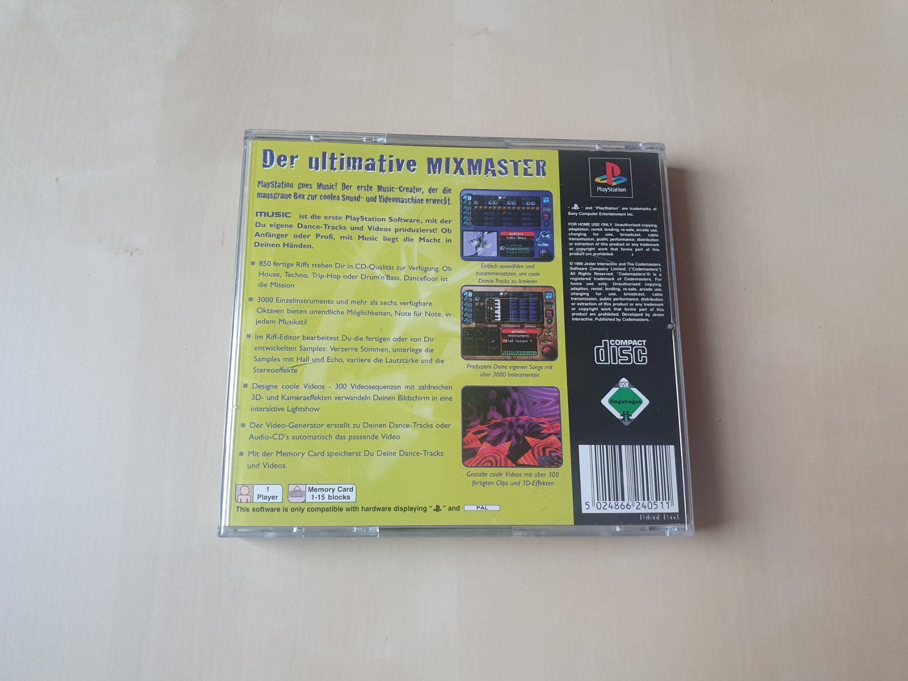 Sony Giochi: Music – Usato da Stansstad venduto da collectorsshop 1