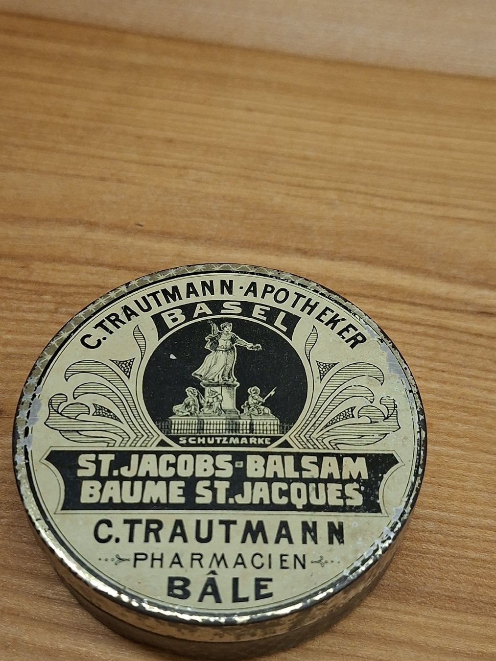 Dosen: Blechdose C.Trautmann Apotheker Basel  – Gebraucht aus Ganterschwil von HeidiuPeter