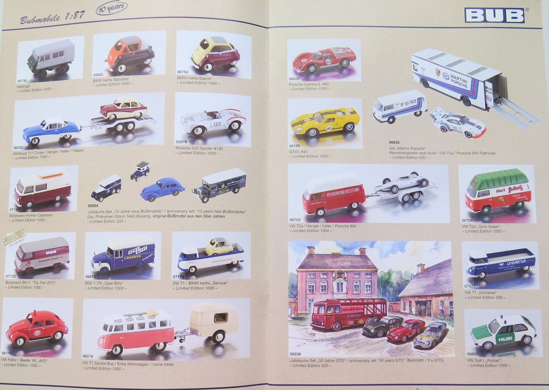 Voitures modèles: BUB Modellautokatalog  2010 + Neuh.2012 – Neuf (Voir description) à Ettingen par campione_1 6