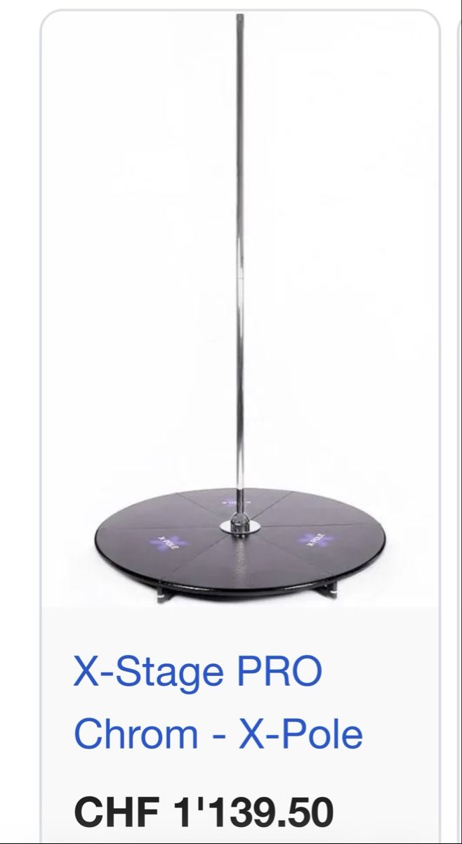 Murs & prises d'escalade: X-Stage Pro Pole Chrom – D'occasion à Rümligen par Missabilly