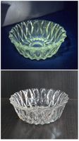 kleines antikes Glasschälchen Kristallglas Uranglas 
