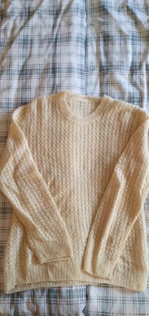 Strickpullover beige Grösse M
