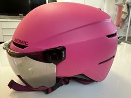 Atomic Savor Visor JR Skihelm Pink Gr. S (51-55cm)