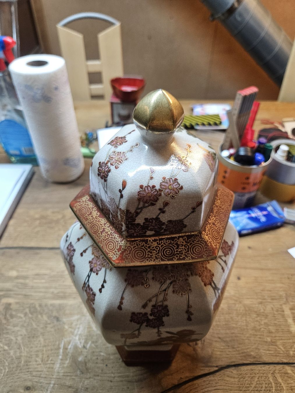 Vasi & Recipienti: Satsuma Stil Vase (D) – Usato da Rorschach venduto da TimelessTrading 2