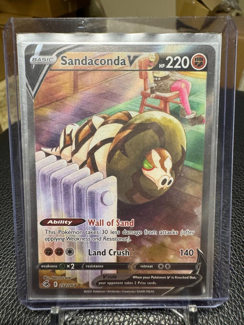 Pokémon Sammelbilder & Trading cards: Sandaconda V | SIR | FST 252/264 | EN – Gebraucht aus Spreitenbach von Snacky96
