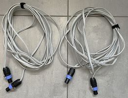 2 Lautsprecher-Kabel  7.5 m / Jack - Speakon  / sehr robust