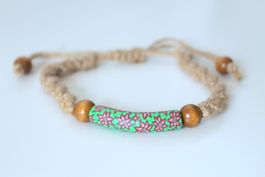 naturales ARMBAND mit Holzperlen  Neu&Ovp!