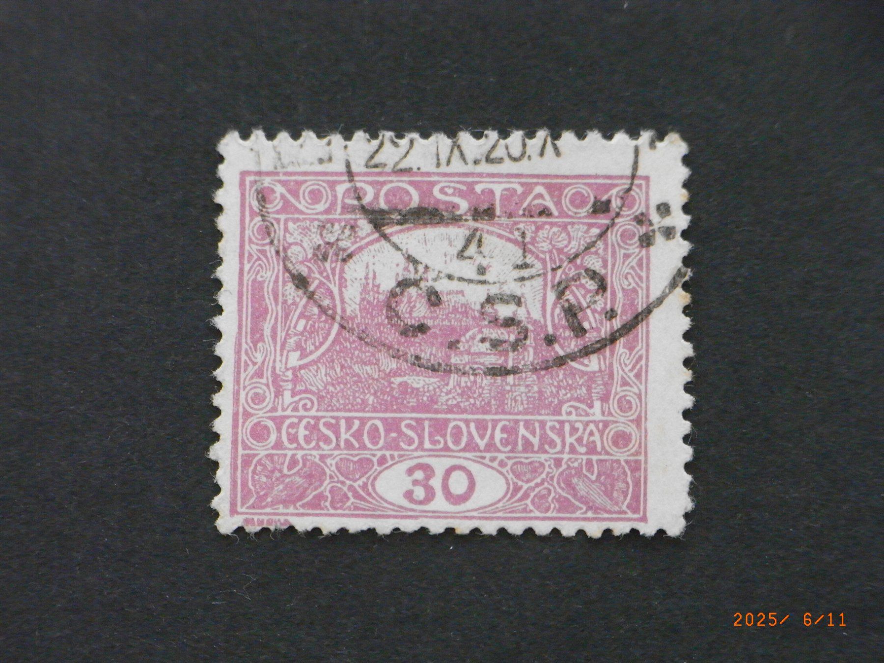 Tutti i francobolli: Tschoslowakey Nr. 29Aa 11 1/2 / 11 1/2 gest. – Usato da Ittigen venduto da shetland