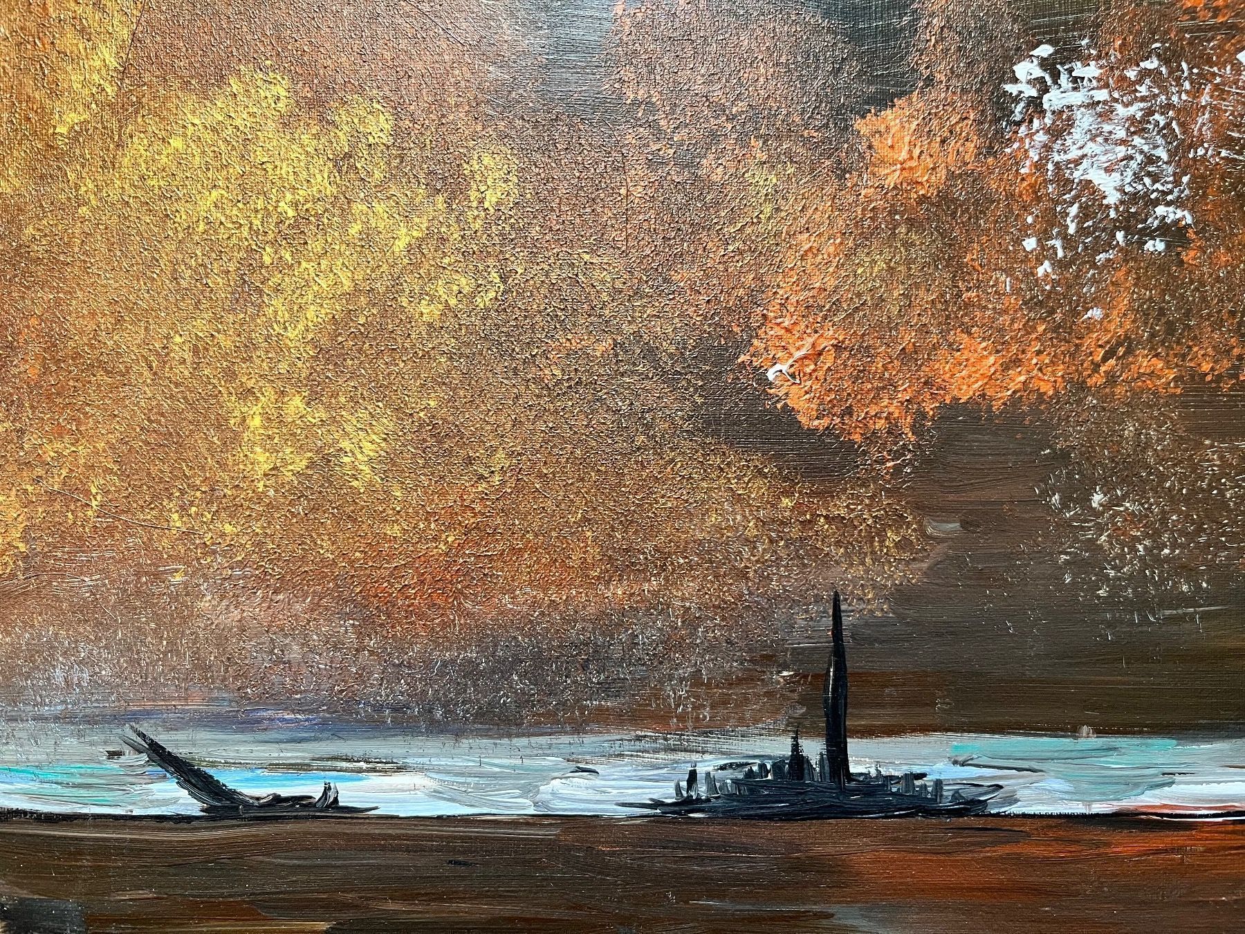 Tableaux: Toile acrylique - "Horizon" – D'occasion à Pully par Artemisya 5