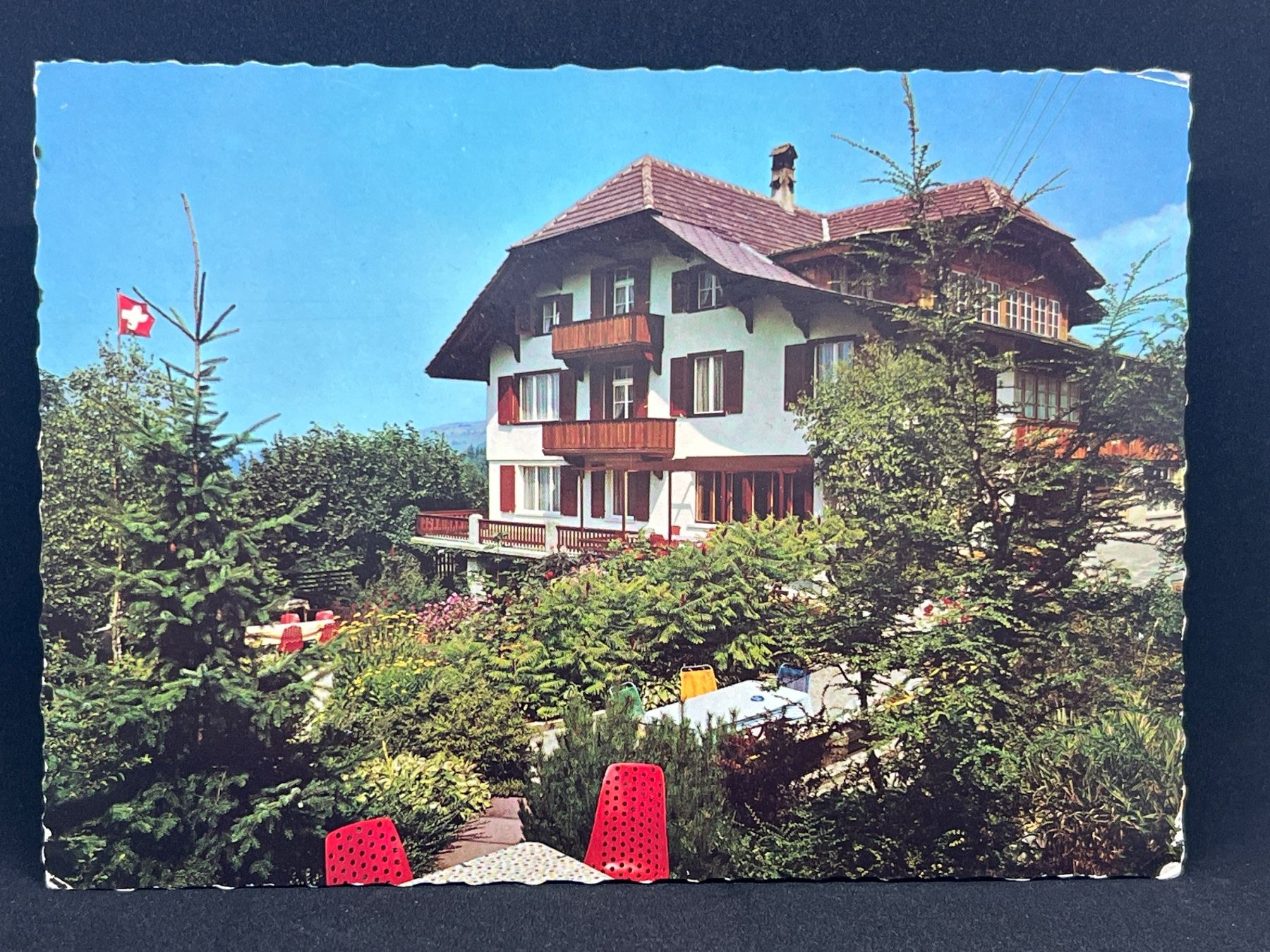 Cartoline postali: Pension Waldrösli, Schwendibach ob Thun – Usato da Widnau venduto da Brusi9