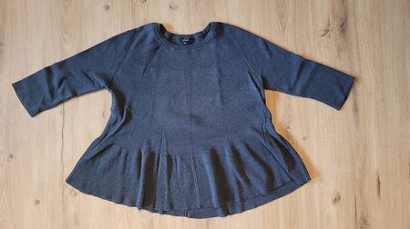 OPUS Feinstrick-Schoss-Pullover Peppar Grösse 36